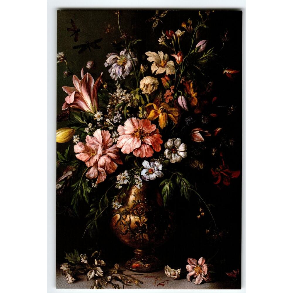 Vintage Photochrome Floral Bouquet Postcard 5.5x4 Paper Unposted